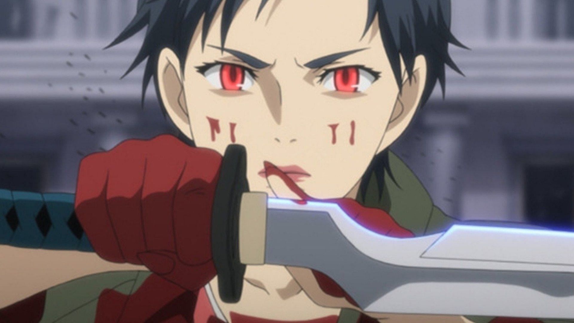 One of the ISFP anime characters, Saya Otonashi (Image via Production I.G)